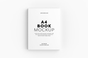 A4 Book Mockup