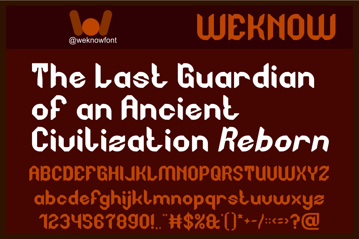 Night Hawk font, a Blackletter Font by weknow (Photo 2 of 8)