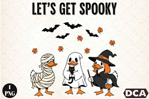 Let's Get Spooky ,Halloween Goose PN, an Icon by DreamCafeArt