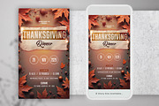 Thanksgiving Event Instagram Banners, a Social Media Template by PixelsDesign (Thumbnail 2 of 3)