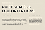 Stark Rounded - A Modern Sans Serif, a Sans Serif Font by Cassandra Cappello (Thumbnail 6 of 9)