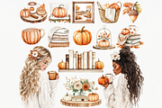 Boho Fall Clipart Bundle, a Seasonal Illustration by ClipArtCharm (Thumbnail 3 of 6)