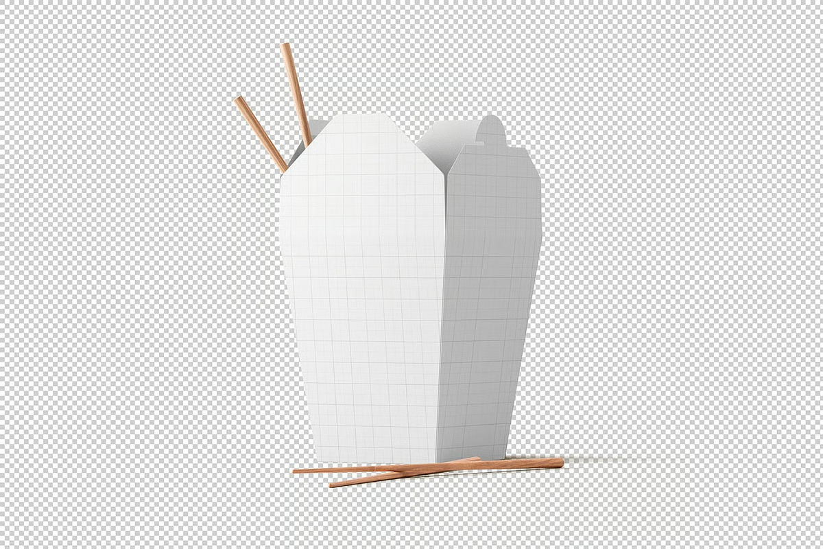 Noodle Box Mockup, a Product Mockup by zpackcreative (Photo 3 of 4)
