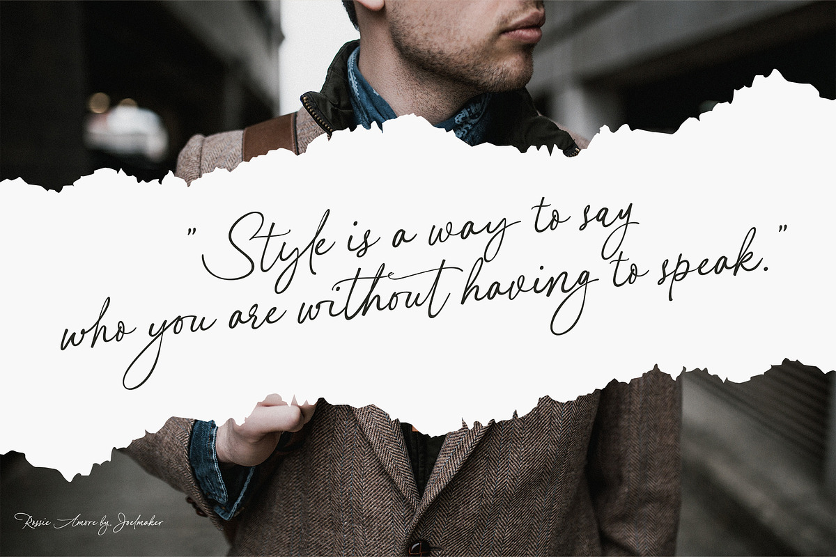 Rossie Amor, a Handwritten Font by joelmaker (Photo 9 of 15)