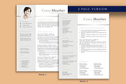 Professional Resume Template, CV, a Resume Template by VictoriousVita (Thumbnail 3 of 8)