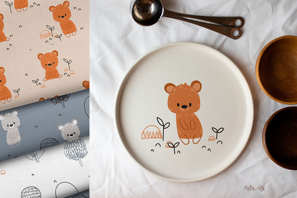 Little bear!, an Animal Illustration by tata_ota (Photo 2 of 12)