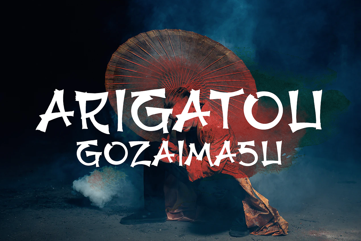 Japanese Font, a Script Font by Graphue (Photo 5 of 8)