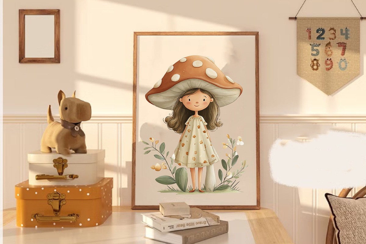 Mushroom Fairies. Kids collection, an Illustration by DreamCafeArt (Photo 5 of 9)