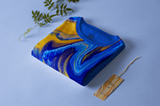 Golden & Blue textures, a Texture Graphic by Mirror Flow (Thumbnail 4 of 12)