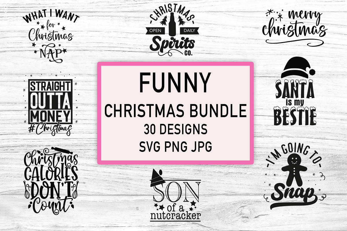 Funny Christmas SVG Bundle, an Object Graphic by TumblerArtDS (Photo 3 of 4)
