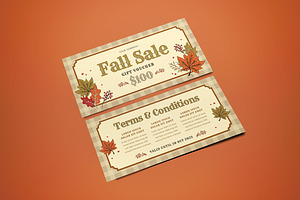 Aesthetic Voucher Fall Sale