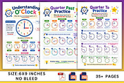 Daily Schedule Clock Practice, a Stationery Template by Designmela01 (Thumbnail 4 of 6)