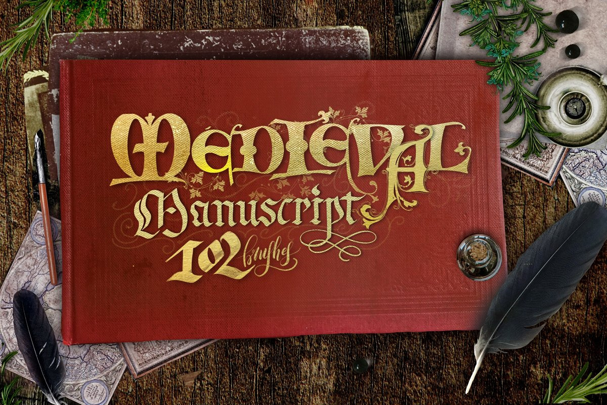 Vintage Lettering Bundle, a Brush Add-On by Letter Elfa Studio (Photo 2 of 11)
