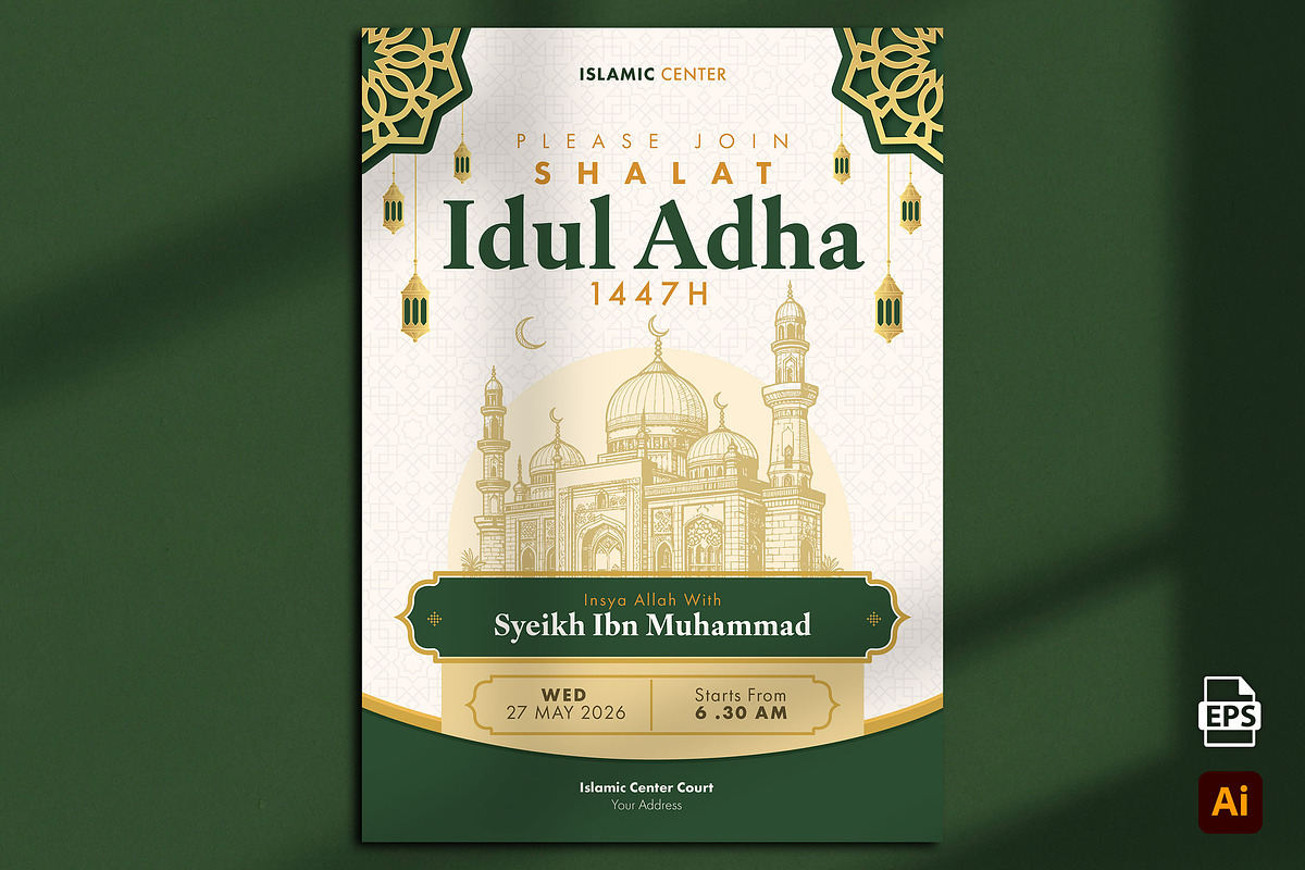 Idul Adha Flyer, a Flyer Template by Aarley Kaiven (Photo 1 of 2)