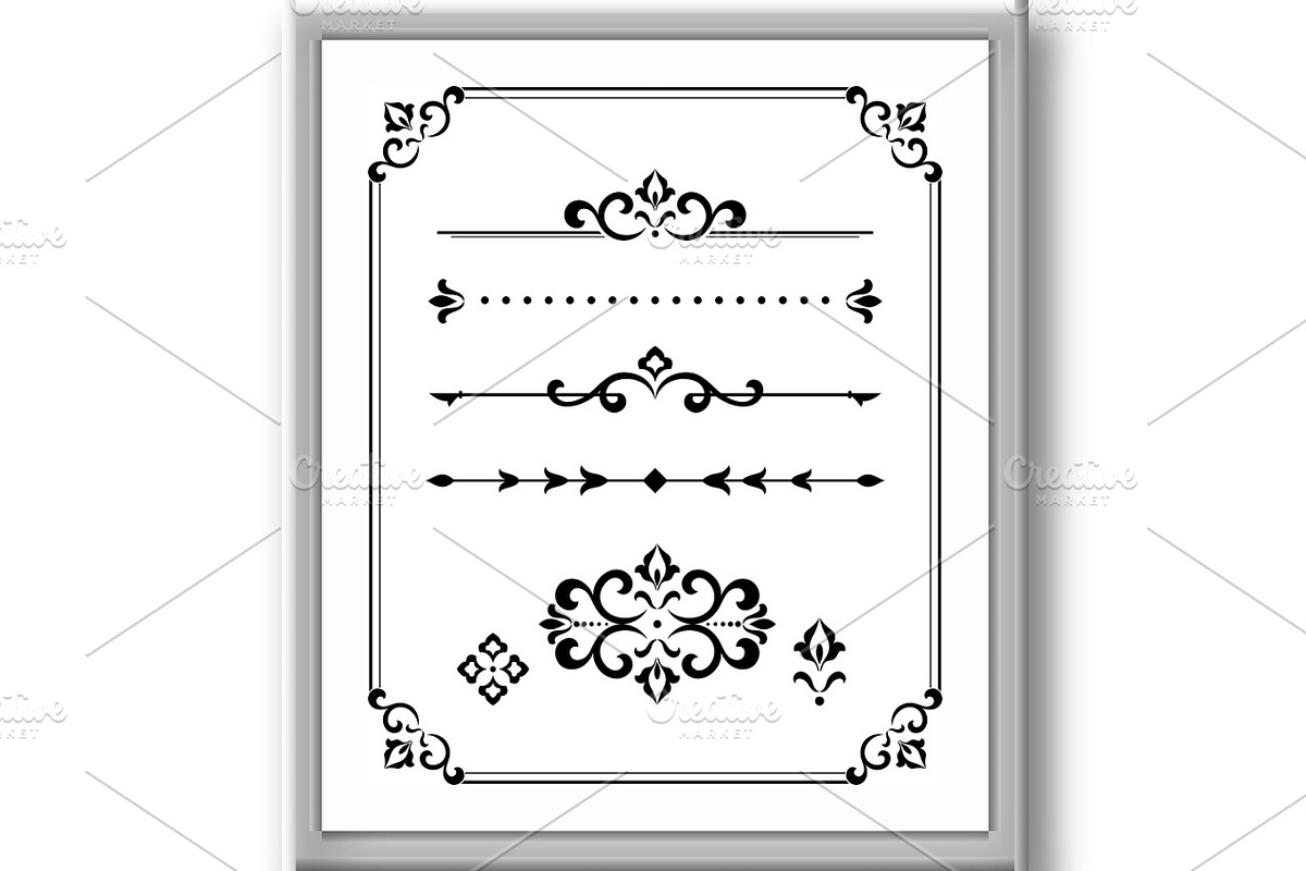 Vintage Set. Floral elements for, an Object Graphic by RODINA (Photo 3 of 3)