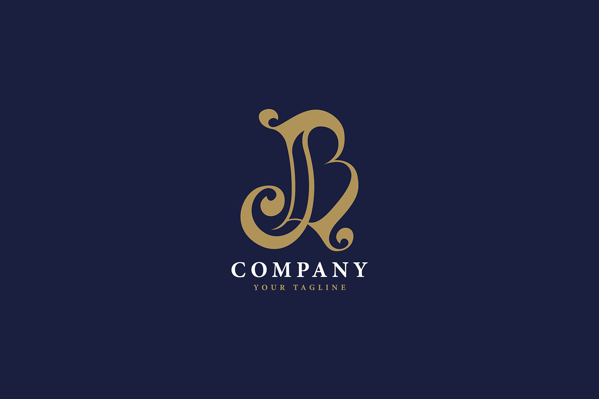 JB Letter Mark Logo Script, a Branding & Logo Template by Agustriana