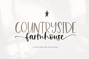 Countryside Farmhouse - Font Duo, a Script Font by KA Designs (Thumbnail 1 of 21)