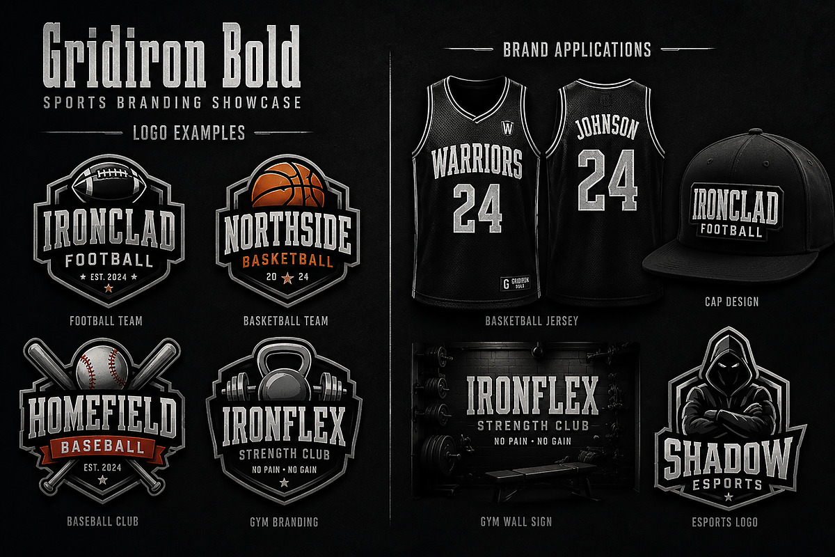 Gridiron Bold, a Slab Serif Font by Wow Magic (Photo 3 of 5)