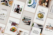 Restaurant Canva Instagram Kit, a Social Media Template by Rose & Co. (Thumbnail 3 of 8)