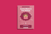 Envelopes Wedding Invitation, an Invitation Template by iDoodle Studio (Thumbnail 2 of 4)