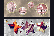 Retro Facebook timeline cover maker, a Templates & Theme by DesignThor (Thumbnail 2 of 5)
