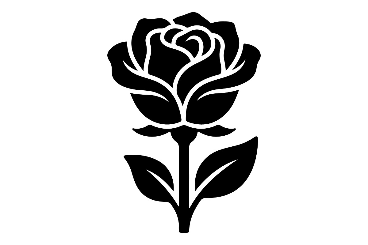 Floral Rose Lotus Silhouette, an Object Graphic by Gfx_Store (Photo 9 of 15)