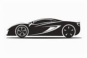 Black Sport Car Silhouette, an Illustration by BIPLOB EXPERT (Thumbnail 2 of 13)