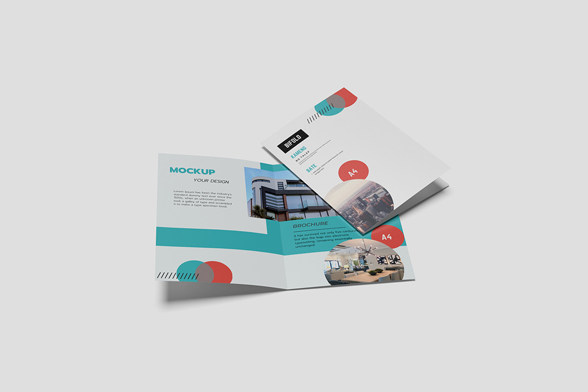 Brochure Mockup Brochure, a Books & Magazine Mockup by Pikachudesign (Photo 3 of 5)