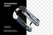 Dispersion 3D Glass Shapes Pack, an Object Graphic by Illustrava (Thumbnail 6 of 7)