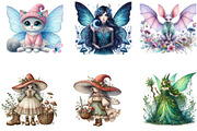Whimsical Fairy Cliparts, a Seasonal Illustration by CreationArt (Thumbnail 3 of 5)