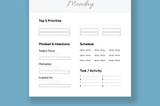 Daily Planner Layout, a Stationery Template by ContestDesign (Thumbnail 3 of 7)