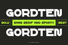 Gordten - Baseball Font