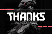 Gifasen - Techno Font, a Sans Serif Font by QR Design Studio (Thumbnail 8 of 8)