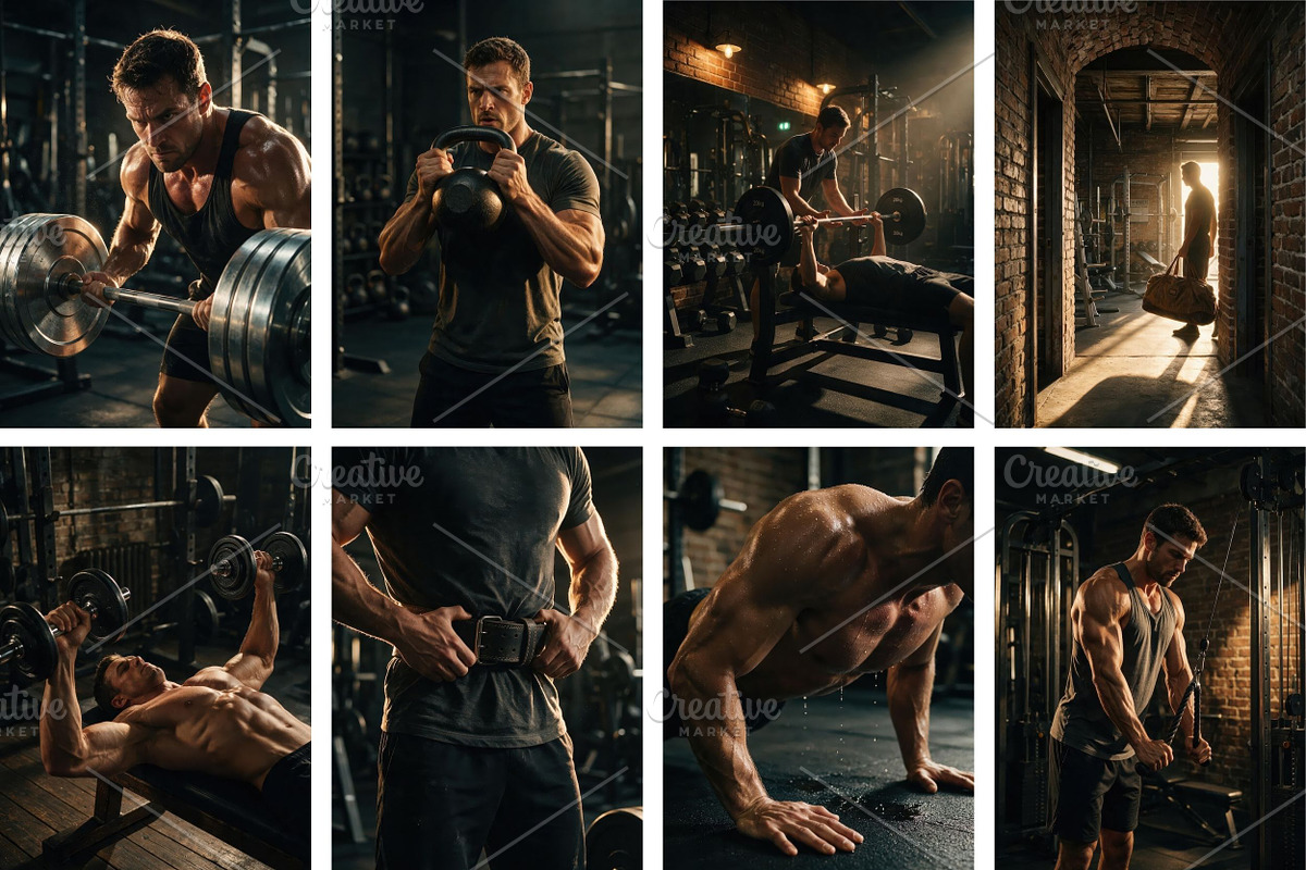 Male Fitness Stock Photo Gym Workout, a Sports & Recreation Photo by Selenique Studio (Photo 10 of 11)