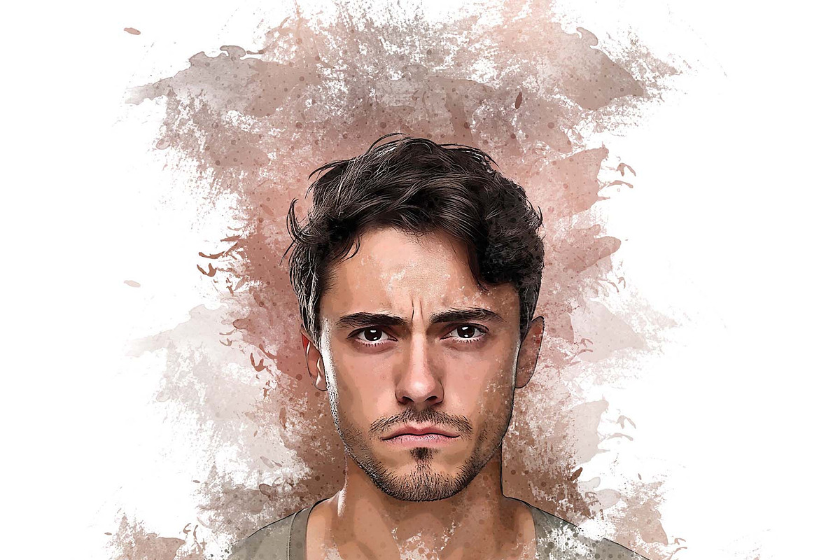 Focus Watercolor Art Action, an Action Add-On by Photoshop Action (Photo 10 of 12)