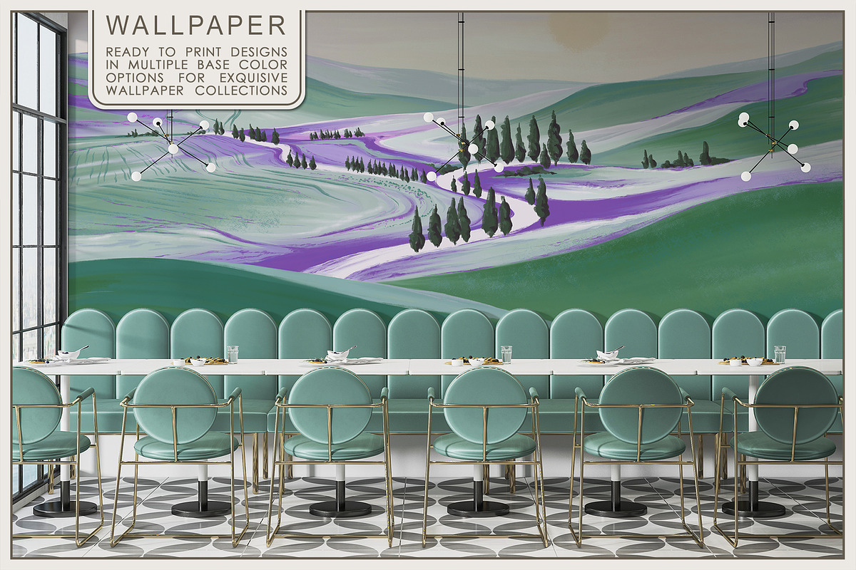 Fresco collectionEthereal Fields, a Wallpaper Graphic by Natalia0307 (Photo 12 of 13)
