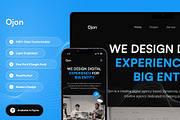 Ojon - Landing Page Design, an UI Kit Template by mz-studio (Thumbnail 1 of 4)
