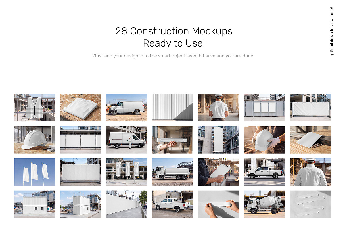 Construction Mockups, an Advertising Mockup by Mr.Mockup™ (Photo 3 of 16)