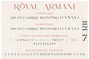 Royal Armany Font Duo, a Serif Font by GlitzyGrapix (Thumbnail 9 of 10)