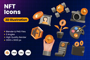 NFT 3D Icons, an Object 3D Model by Rakata Studio (Thumbnail 1 of 6)