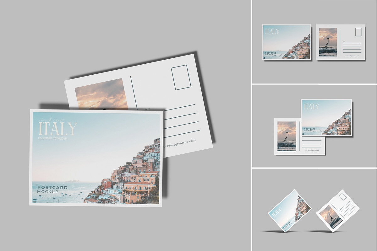 Postcard Mockup, an Advertising Mockup by Bangdastudio (Photo 1 of 11)
