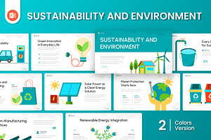 Sustainability and Environment PPT, a Presentation Template by Antstheme
