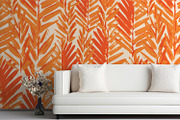 Hot Summer Leaves, a Wallpaper Graphic by MalyskaStudio (Thumbnail 2 of 6)