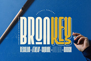 BRONKEY Typeface, a Sans Serif Font by alit design (Thumbnail 1 of 22)