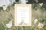 Happy Easter. Watercolor clipart, an Animal Illustration by Kreker Kate (Thumbnail 6 of 10)