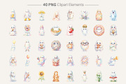 UglyCute Ghost Sublimation PNG, an Illustration by Artnoy (Thumbnail 2 of 8)