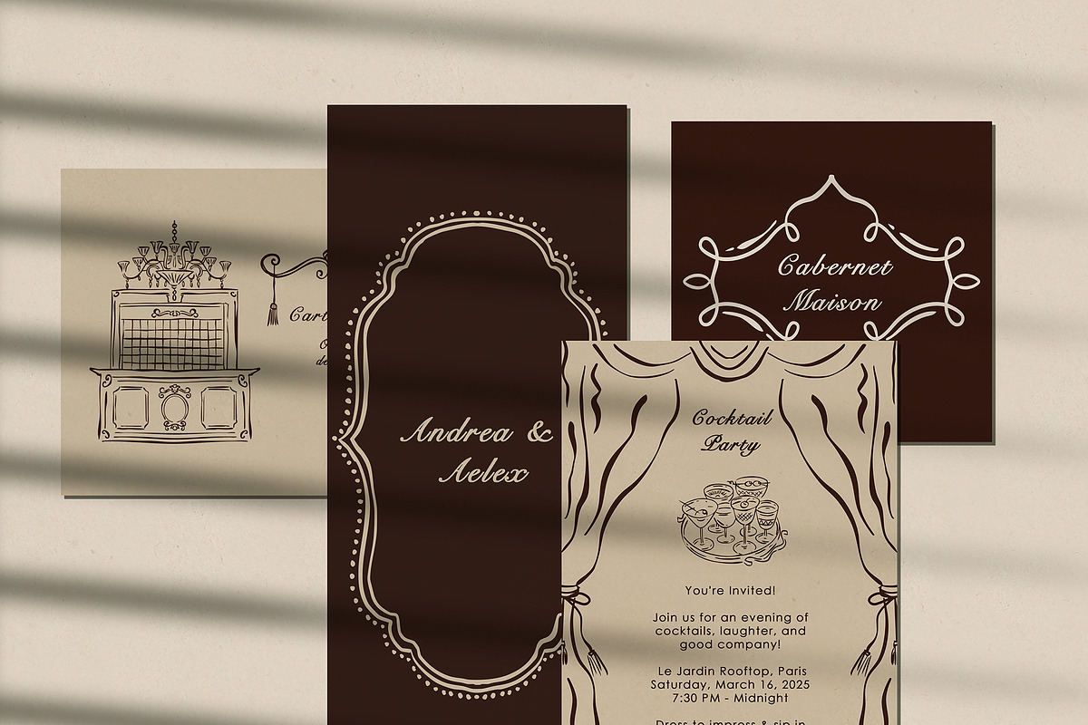 Hand Drawn Boutique Hotel Clipart, an Object Illustration by Teresa Art Store (Photo 9 of 10)