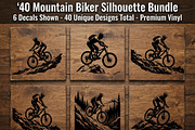 Mountain Biker Silhouette, a Person Illustration by Amazin_art (Thumbnail 1 of 27)