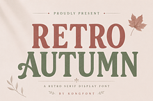 Retro Autumn - Vintage Serif Font
