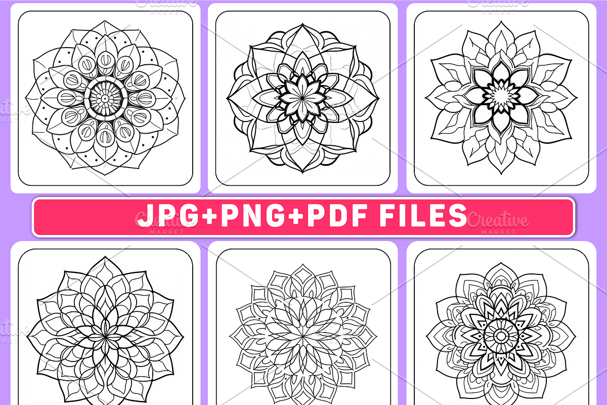 kids Mandala Coloring Book V- 02, a Decorative Illustration by Coco Bloom (Photo 4 of 5)
